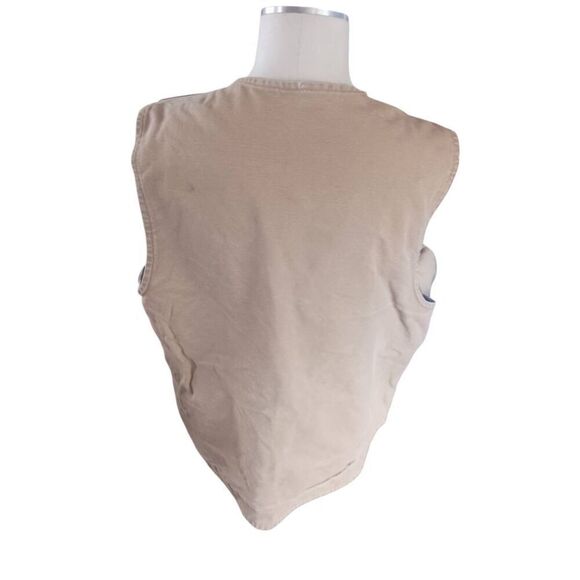 Distressed carhartt v28 in camel extra large tall fleece lined - Picture 2 of 3